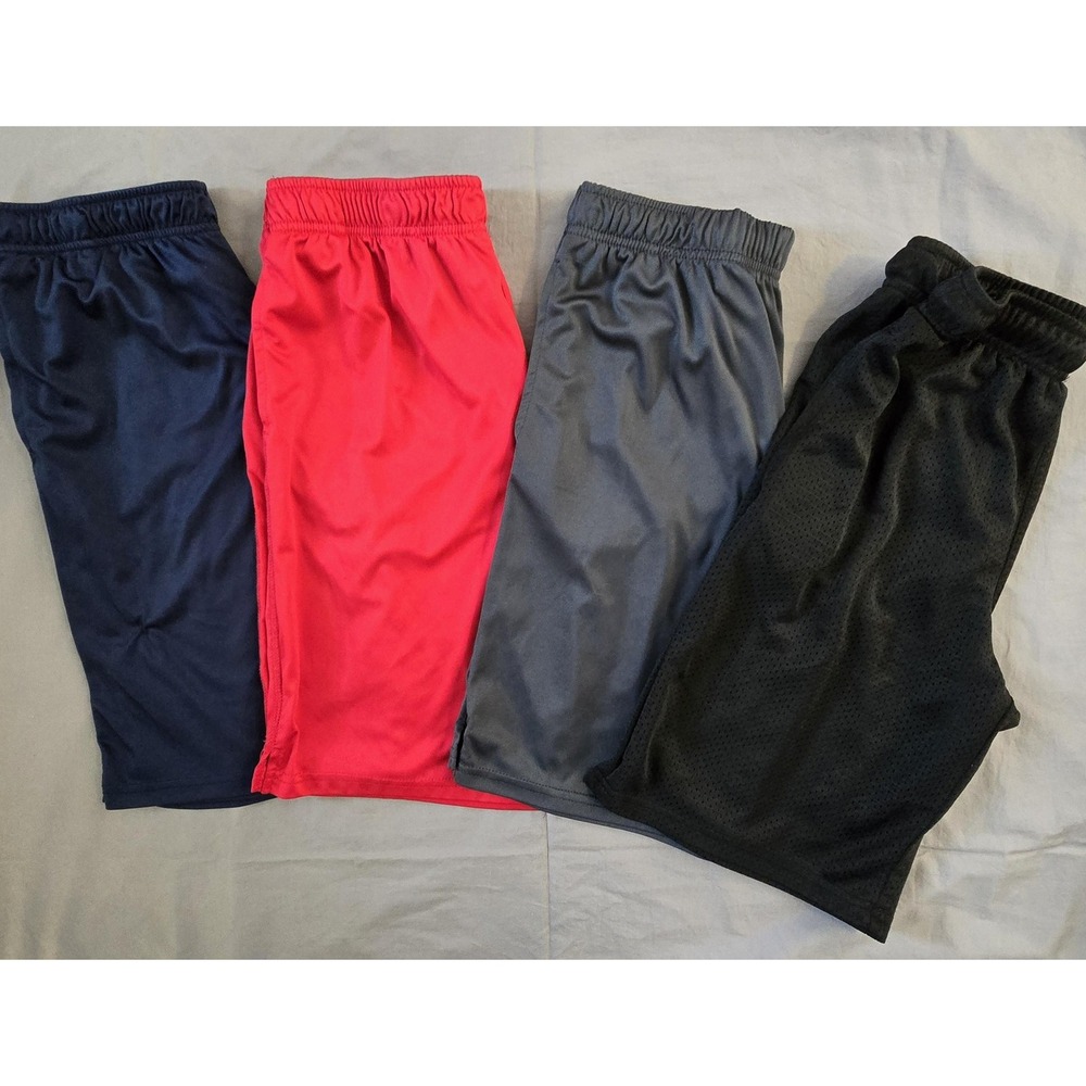 15 Pair Boys XXL 18 Athletic Shorts Athletic Works Mesh Performance Mixed Colors